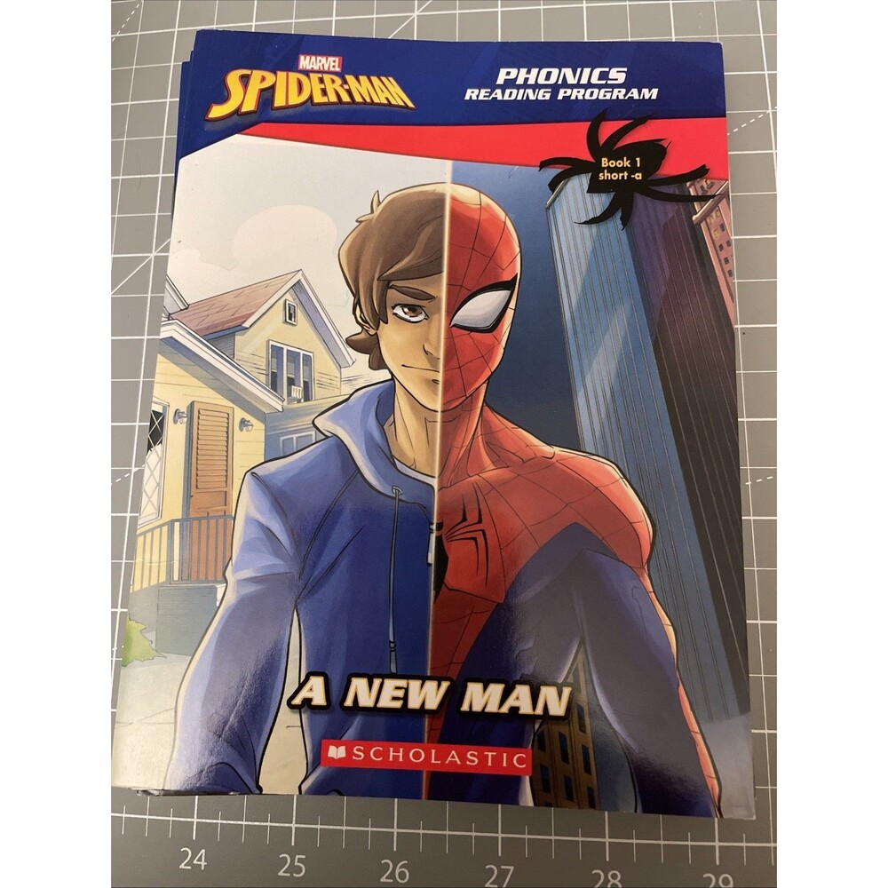 Marvel Spider-Man Phonics Learn to Read Program Lot of 12 Softcover Book Set